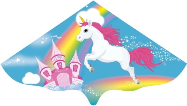 EMMA Kite with Unicorn Motif 115 cm