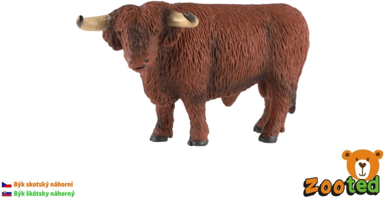 Šoti mägiveise figuur 15 cm