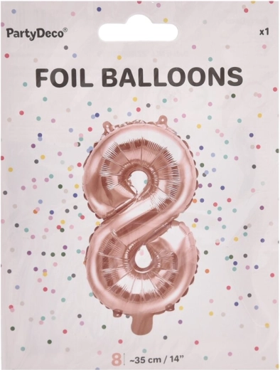 Fooliumõhupall number 8 pärlroosa 35 cm