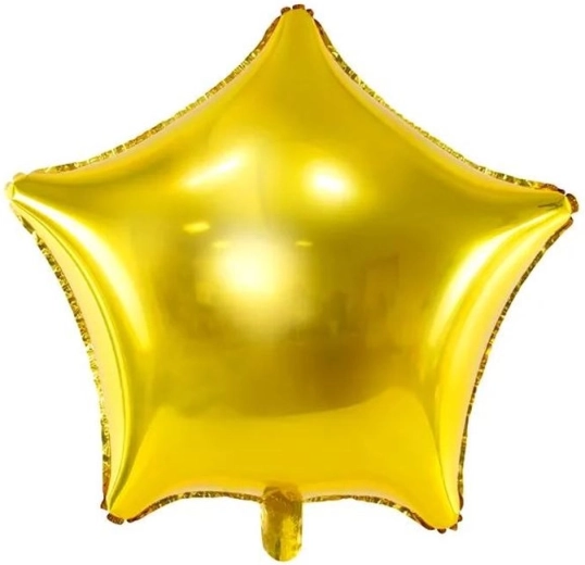 PartyDeco fooliumõhupall täht 48 cm kuldne
