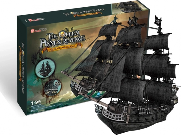 3D pusle purjelaev Queen Anne's Revenge firmalt CubicFun