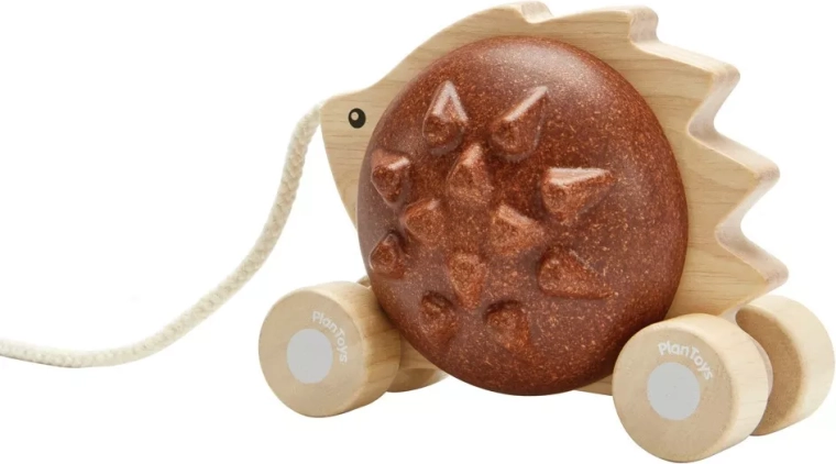 PlanToysi järelveetav siil – pruun