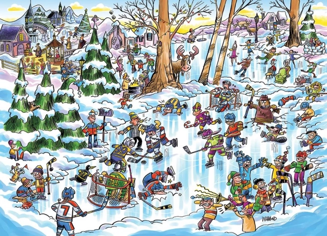 Puzzle DoodleTown: Hokilinn - 1000 tükki