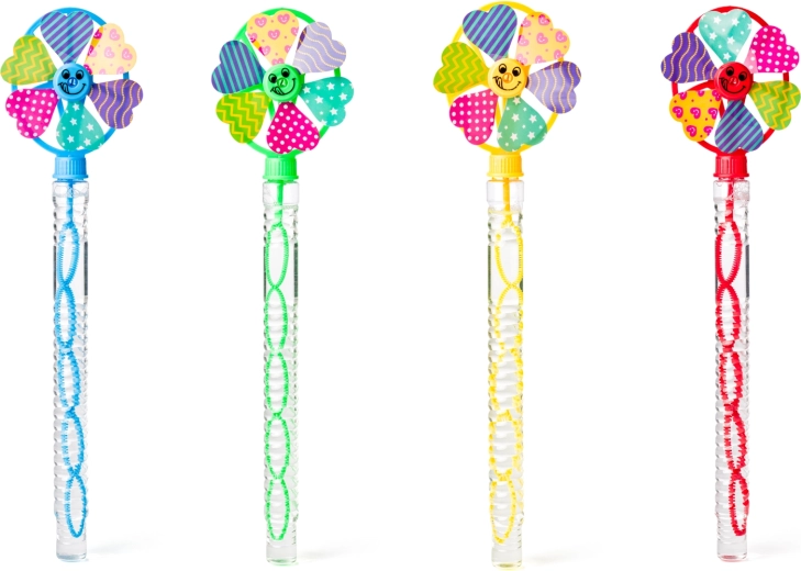 Bubble Wand with Pinwheel WOOBLY BOOBLY