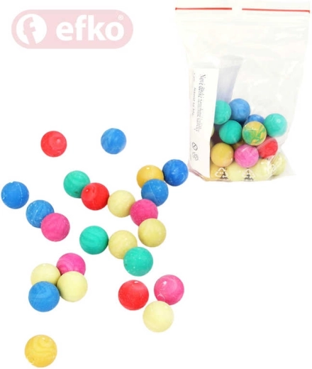 Efko pastelsed purunematud kuulid kotis (raske plast)