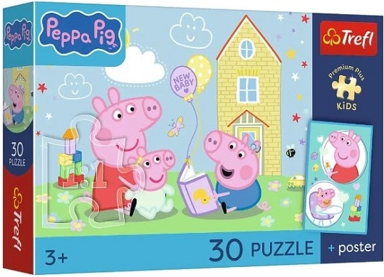 Laste pusle Premium Plus Kids Põrsas Peppa – Peppal on plaan (30 tükki)
