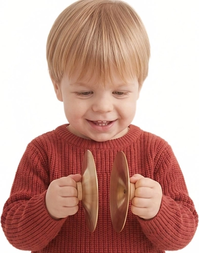 CLASSIC WORLD Kids' Cymbals 9 cm – 2 pcs