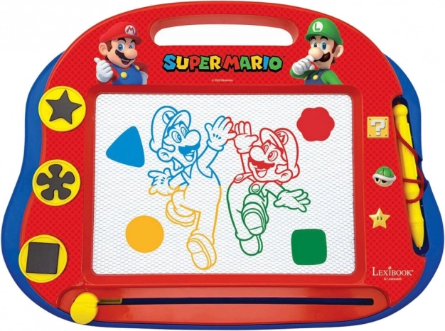 Multicolor Magnetic Drawing Board SUPER MARIO with Stamps