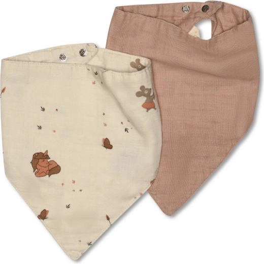 Nuuuroo Villads musliinist pudipõlled unicorn/rose dust - 2 tk