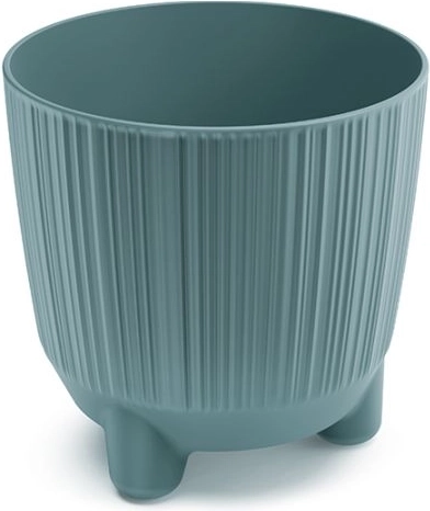 Flowerpot with legs Scandinavian blue 12.6 cm