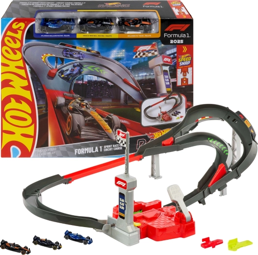 Hot Wheels HW Racing võidusõidurada Formula 1 sprint + 3 vormelit