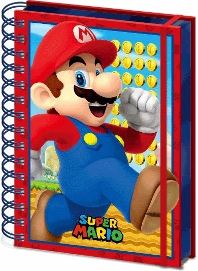Märkmik A5 Super Mario
