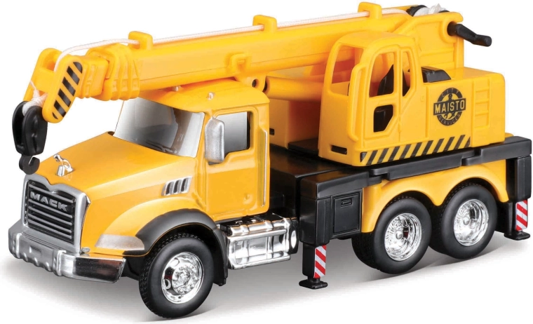 Maisto veoauto Mack Granite kraanaga