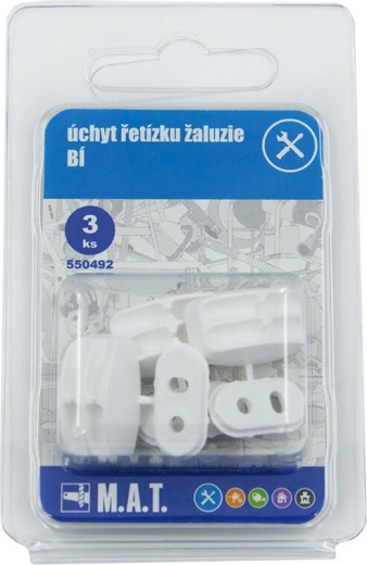 Rulooketi ketihoidik – valge, komplekt 3 tk