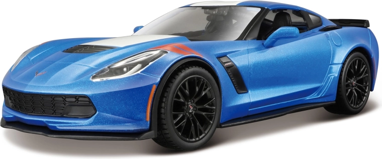 Maisto Corvette Grand Sport 2017 metallic blue model 1:24