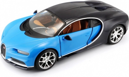 Bugatti Chiron Assembly Model Blue