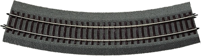 ROCO H0 R4 curved track with roadbed