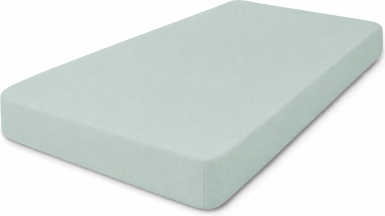 Babymatex pinguldatud jersey voodilina beebivoodisse 60 × 120 cm, salveiroheline