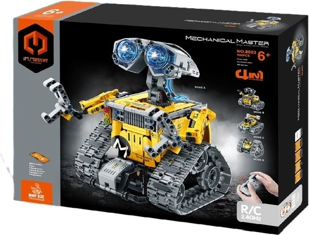 iM.Master Mechanical Master 4v1 kaugjuhitav roomikrobot kollane 560 detaili - 1 tk