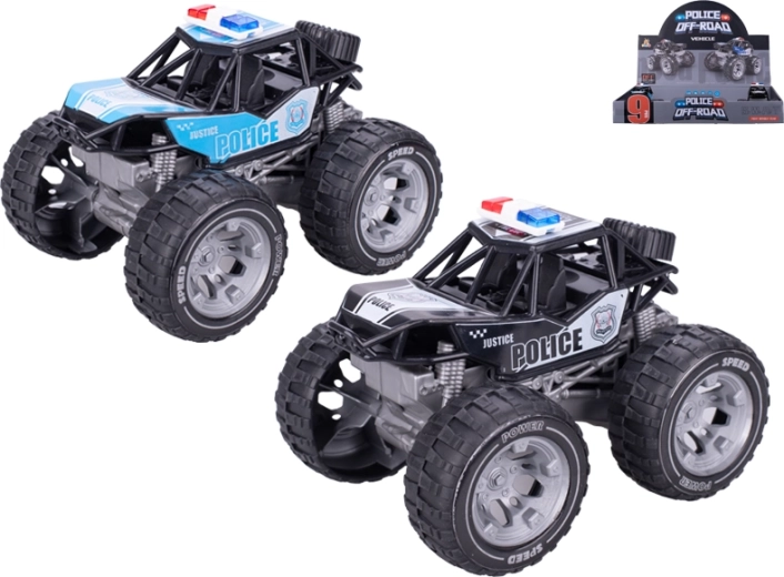 Friction-Powered Police Car 13 cm