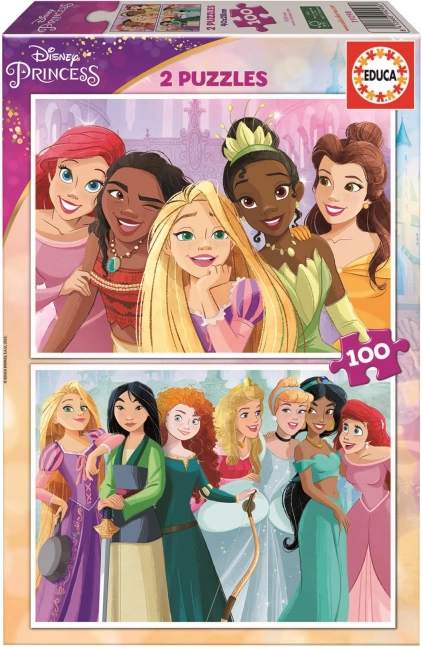Educa pusle Disney printsessid 2×100 tükki