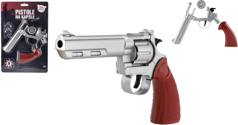 metallist paugupadrunipüstol – 8-lasuline revolver 22 cm