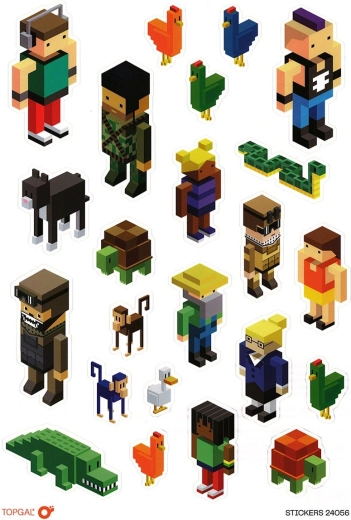 Topgal PixelArt kleebised