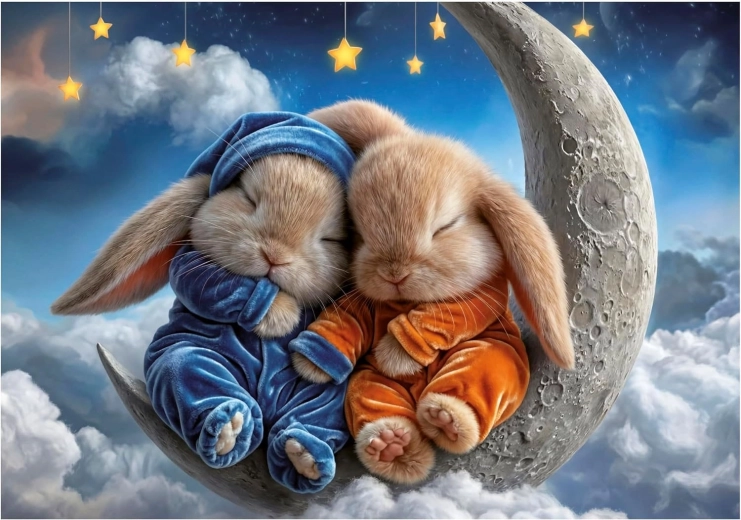 Educa Puzzle Sleeping Bunnies 100 Pieces