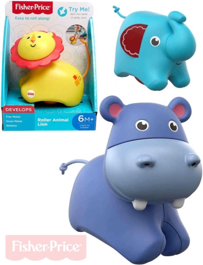 Fisher-Price veeretav kõrisev loomake beebile – 1 tk