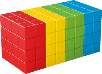 Geomag Magicube Full Color – magnetiline ehituskomplekt 128 kuubikuga