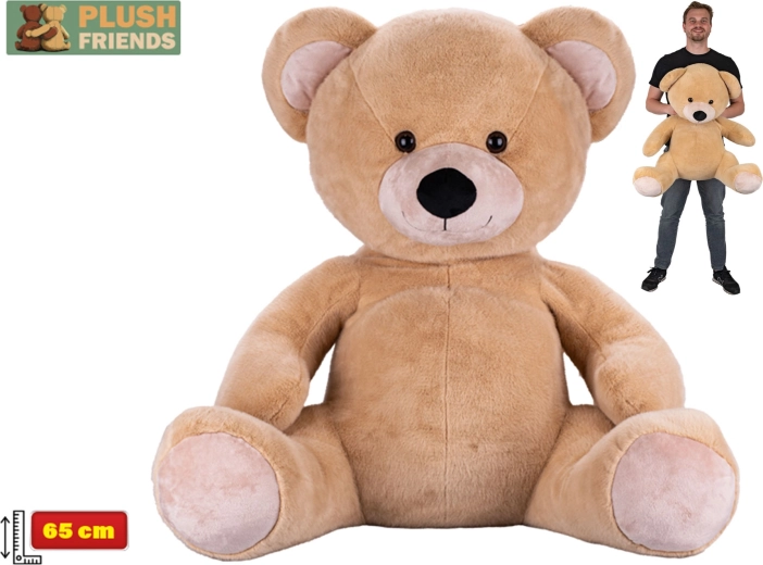 Pehme mängukaru Plush Friends 65 cm beež