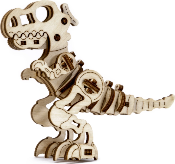 Puidust 3D pusle T‑Rex WOODEN CITY, 42 osa