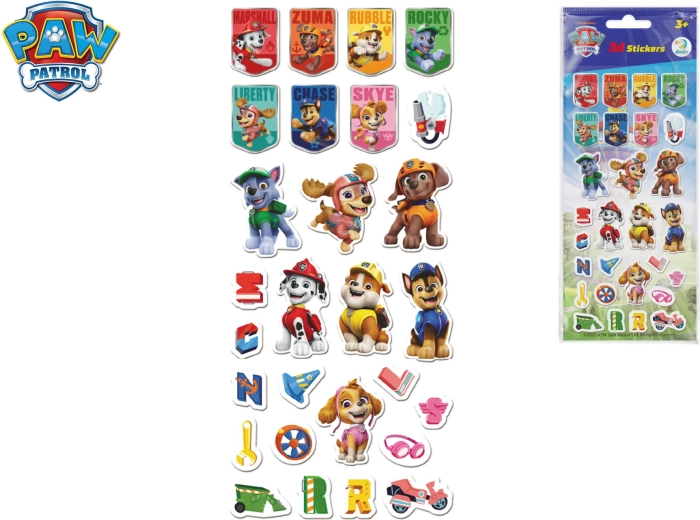 Paw Patroli 3D-kleebiste komplekt