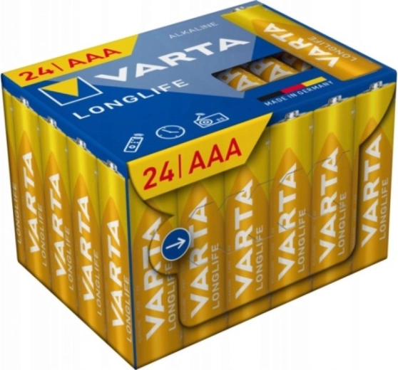Varta Longlife Power AAA aluselised patareid 24 tk