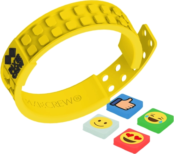 Pixie Crew loov käevõru Emoji kollane