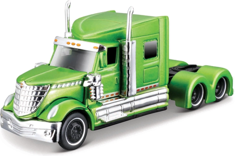 Maisto Design Custom Rigs International Lone Star Green 1:64