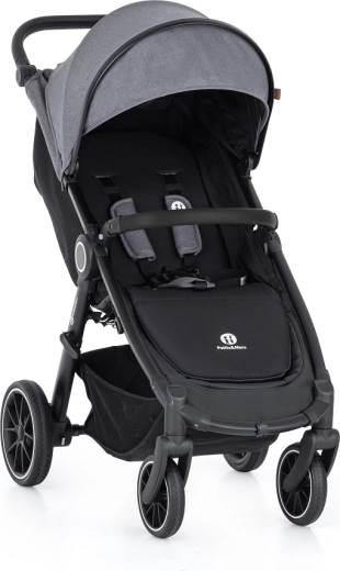 Petite&Mars sportkäru Street+ rws black ultimate grey