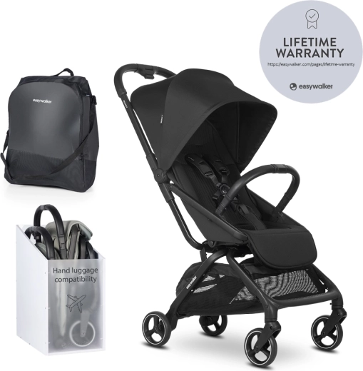 Easywalker spordikäru Rockey S pure black