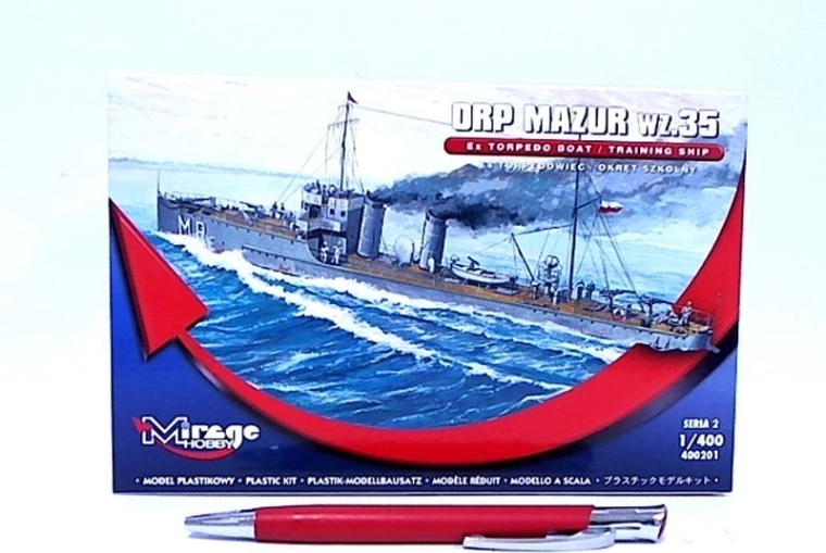 ORP Mazur (Training) Ship Model Kit – Mirage