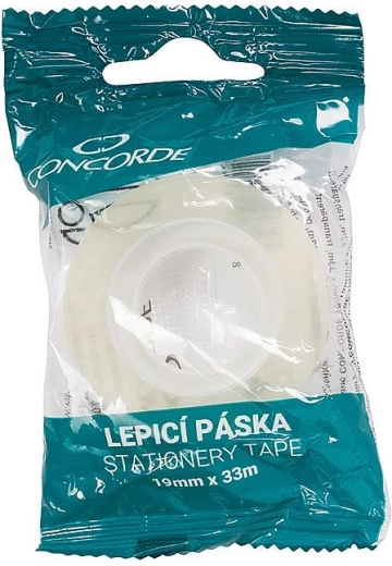 CONCORDE läbipaistev teip 19 mm × 33 m