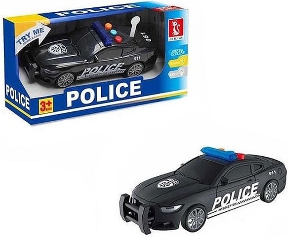 Police Car with Light and Sound 16 cm