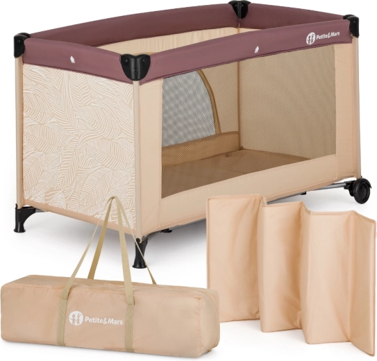 Petite&Mars reisivoodi nyja elegant dreamlines mocha