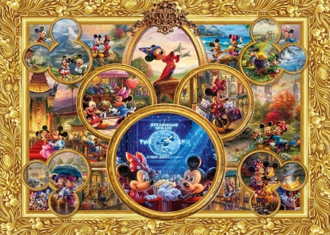 Puzzle Collage: Mickey and Minnie 2000 Pieces