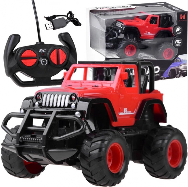 Võidusõidu maastikuauto kaugjuhtimisega