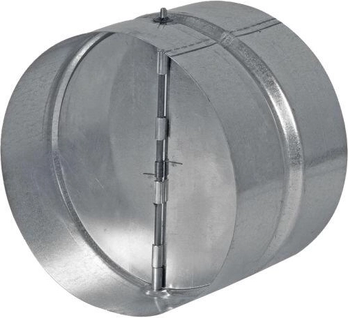 Metal backdraft damper 125 mm
