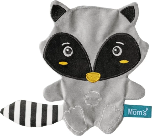 Crinkly sensorimotor toy raccoon Pedro 0+ Mom's Care