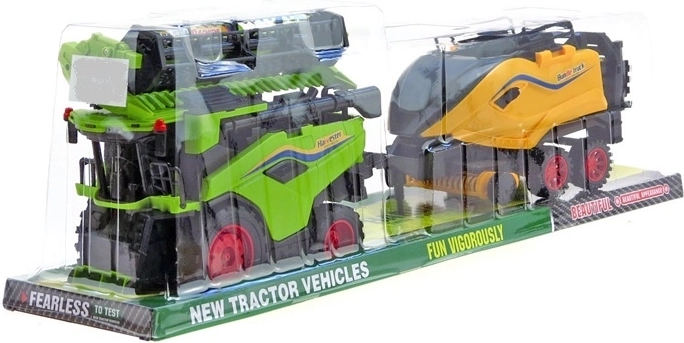 Children's combine harvester with agricultural machine