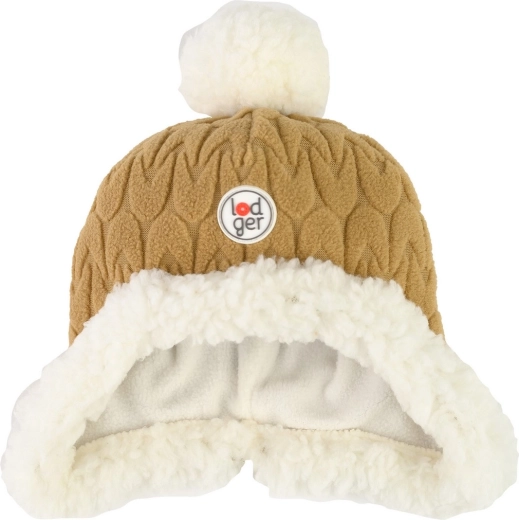Lodger fliisist müts Hatter empire fleece dark honey 0–3 kuud
