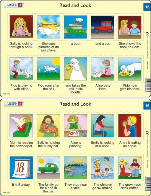 Pusle Inglise keel – lühikesed laused, 10 tükki