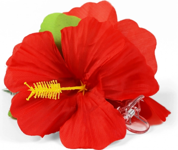 Hibiscusega lilleline juukseklamber